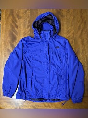The North Face Women’s Purple Rain Jacket W/Hoodie Size Large